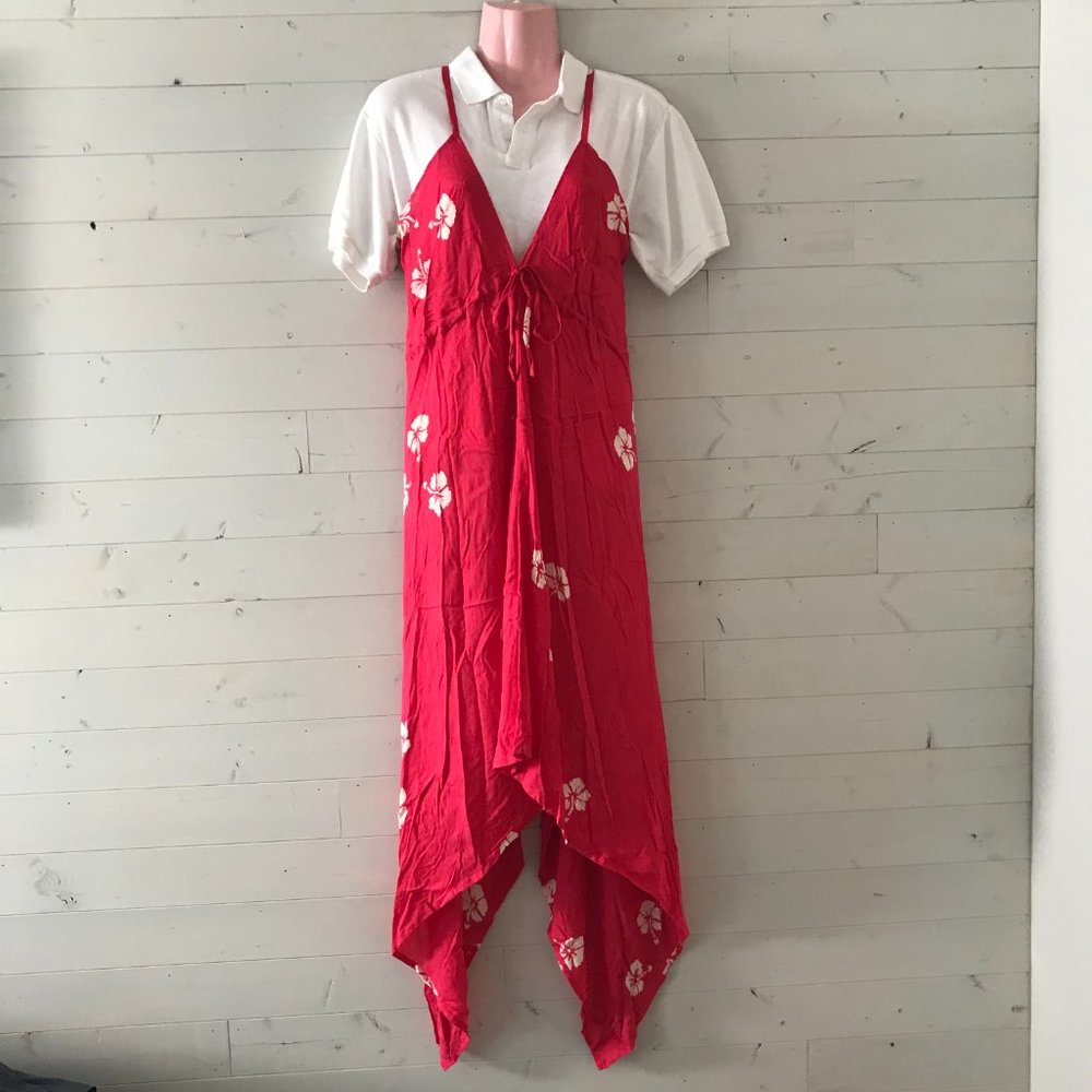 Sumi Ware Designs Floral Hawaiian Dress